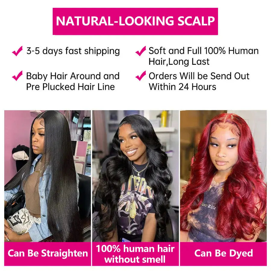 13x4 T Part Body Wave Lace Front Wig