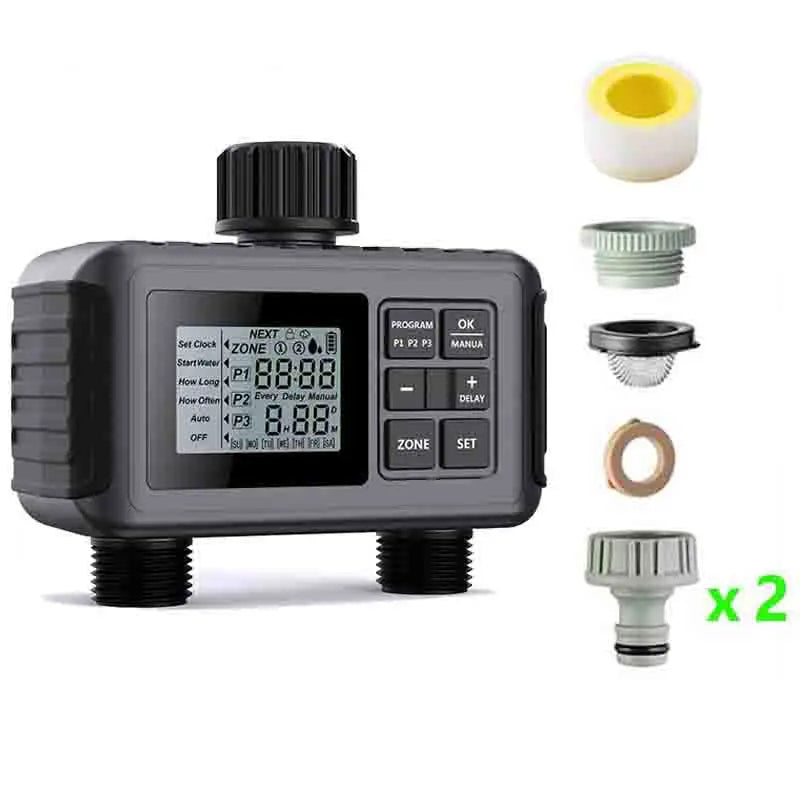 Large Screen Display Irrigation Controller Outdoor 2 Zone