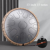 Hluru Glucophone Steel Tongue Drum 12 Inch 13