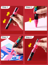 Japan Posca Marker Pen Set Non-Toxic Utilies Escolares