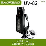 Baofeng UV 82 BL-8 Battery Walkie Talkie Ham