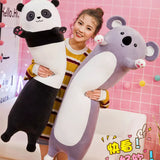65~120cm Kawaii Koala Panda Long Plush Doll Stuffed
