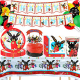 Rabbit Theme Birthday Party Decoration Cartoon Animal Panda