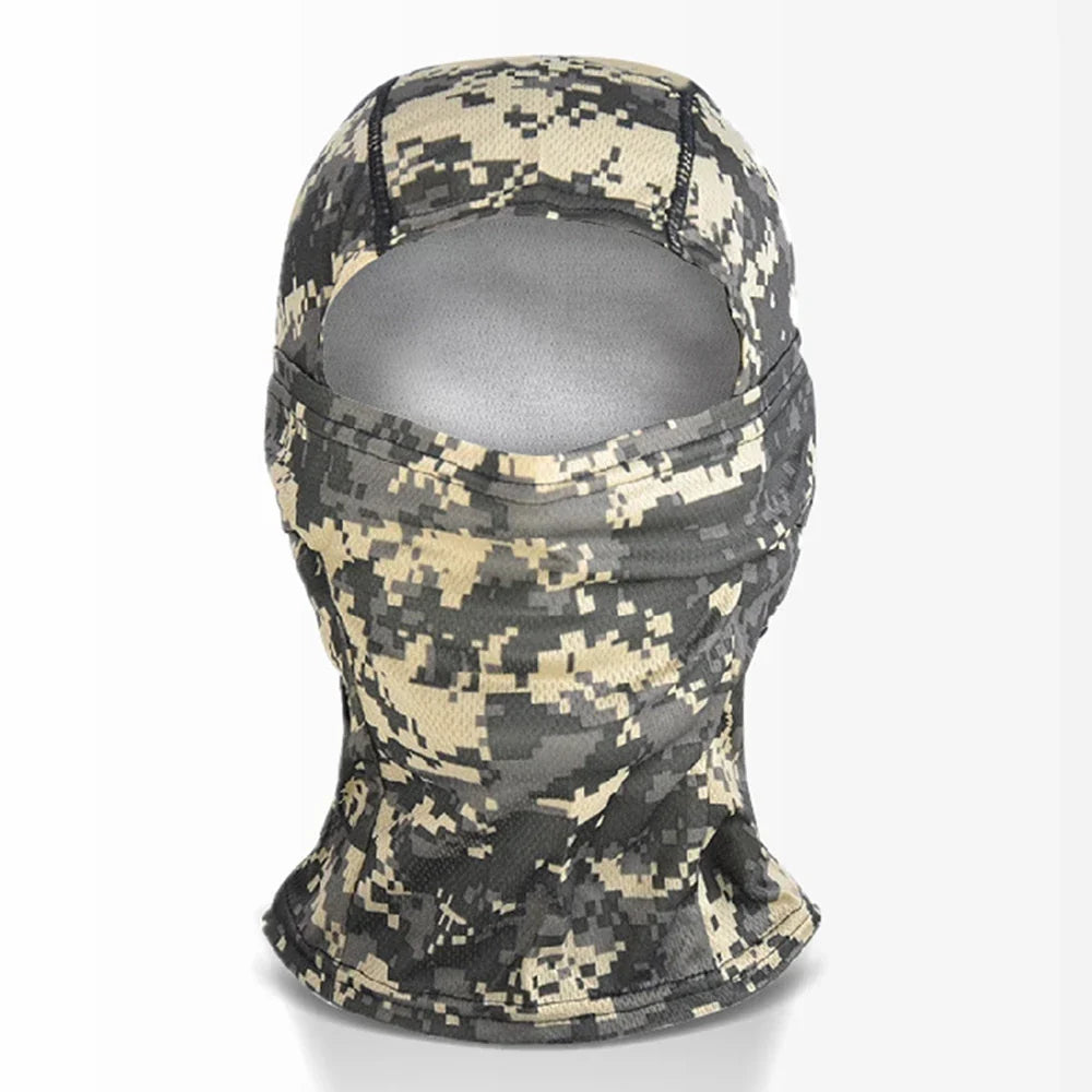 Tactical Camouflage Balaclava Hat Motorcycle Face Mask Lycra