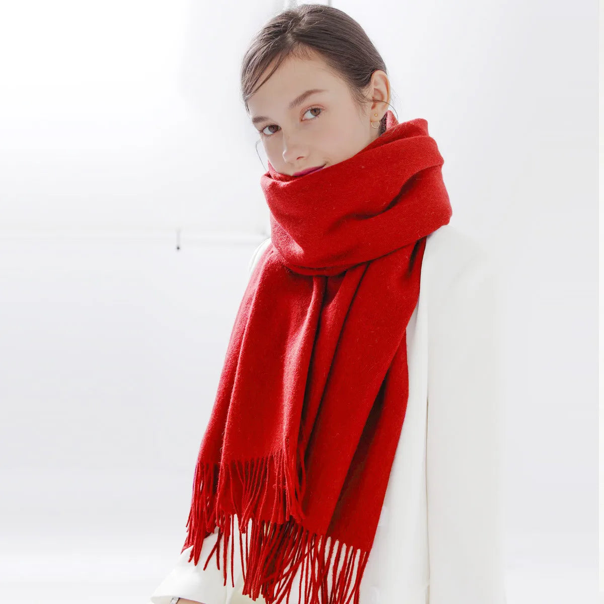 Cashmere Scarf Women Winter Shawls and Wraps