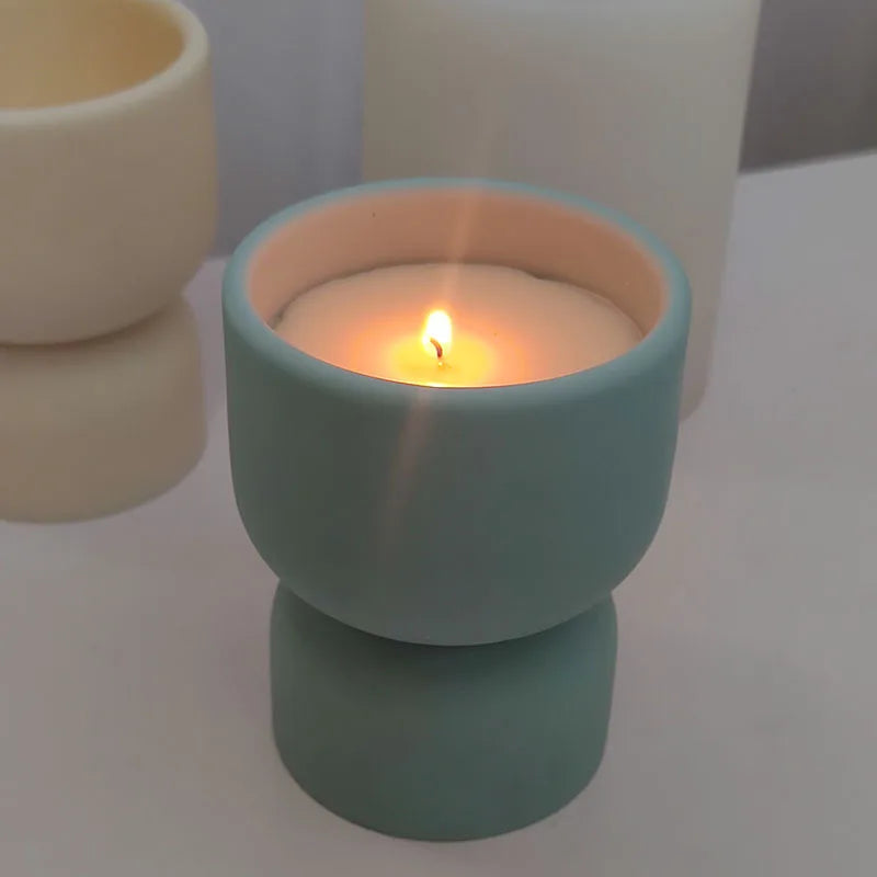 DIY Candle Cup Silicone Mold For Resin Funnel