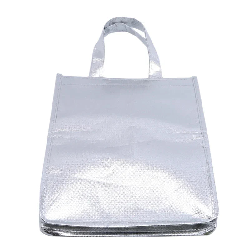 1PC Aluminum Foil Insulated Ice Storage Bag Thermal Cooler Lunch Picnic Bag