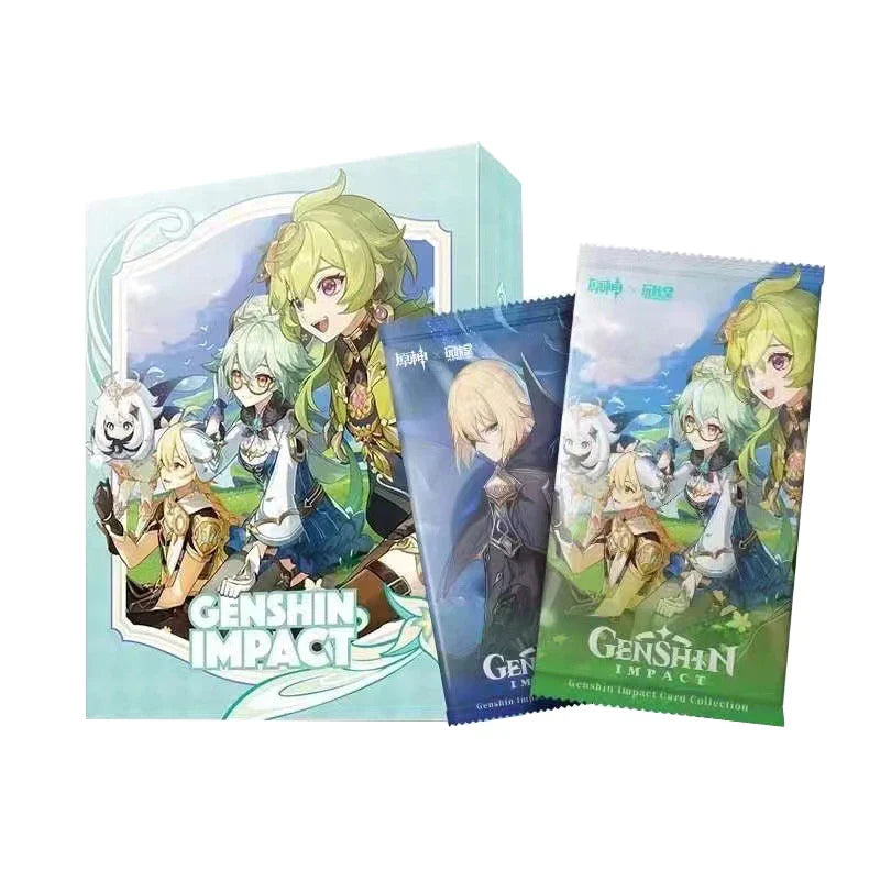 Genshin Impact Cards Anime TCG Game Collection Pack