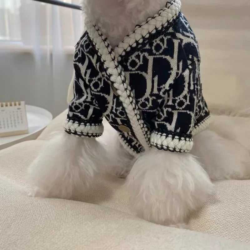 Luxury Puppy Sweater Cute Clothes Cat Dog Autumn