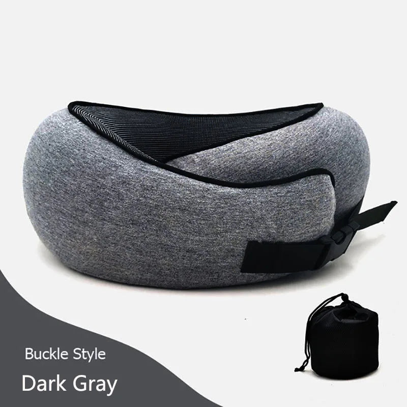 Memory Foam Neck Pillow Cervical Vertebra Travel Portable
