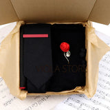 Viola Design 5PCS Gift Box Solid Cotton Sock