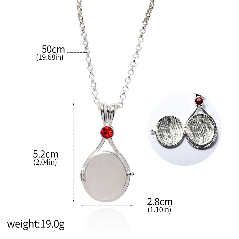 Fashionable H2O Mermaid Openable and Closable Pendant Necklace