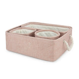 4pcs/set Customized Name Dog Clothes Storage Basket Pet