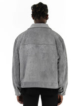 Vintage High Street Suede Material Crock Jacket With