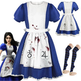 Game Alice: Madness Returns Cosplay Costume Alice Maid