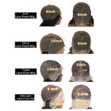 Bob Wig Brazilian Hair Lace Front Human Hair