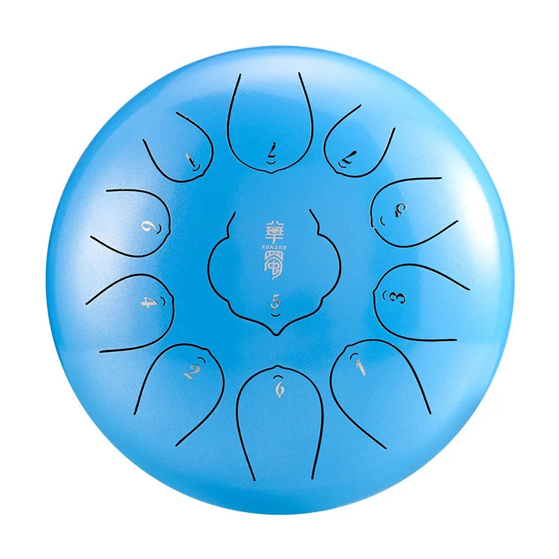 Otamatone 10 Inch Steel Tongue Drum Children's Synthesizer