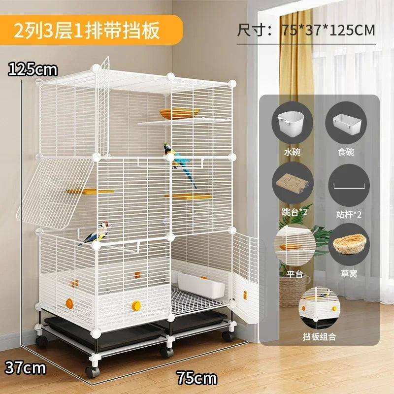 Large Parrot Stand Accessories Bird Cage Decoration Outdoor