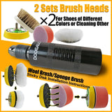 Shoe Brushes Professional Adjustable Speed Electric Shoe Polisher