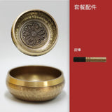 Large Nepal Singing Bowl Handmade Brass Buddhism Tibetan