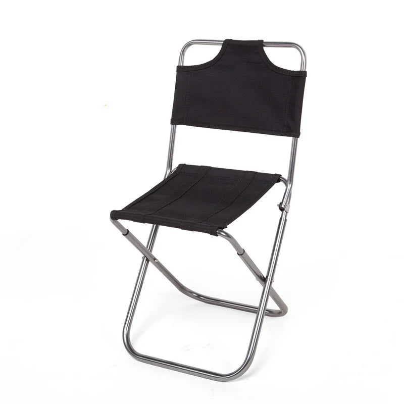 Outdoor Chair Camping Portable Folding Aluminum Foldable Fishing