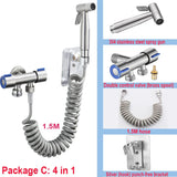 Handheld Bidet Sprayer Set 304 Stainless Steel Spray