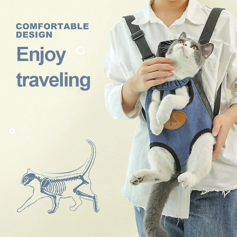 Pet Cat Carrier Bags Breathable Outdoor Pet Carriers