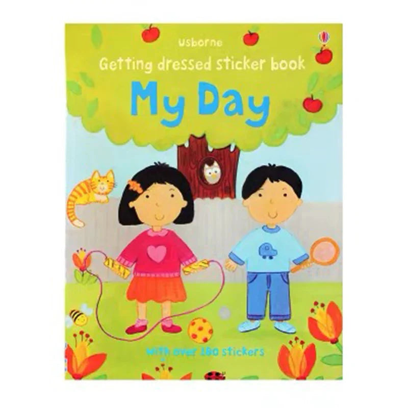 A4 size Children Preschool Montessori Cartoon Sticker books