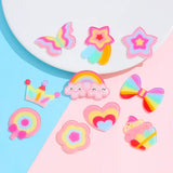 Cartoon rainbow love butterfly acrylic sheet diy cream