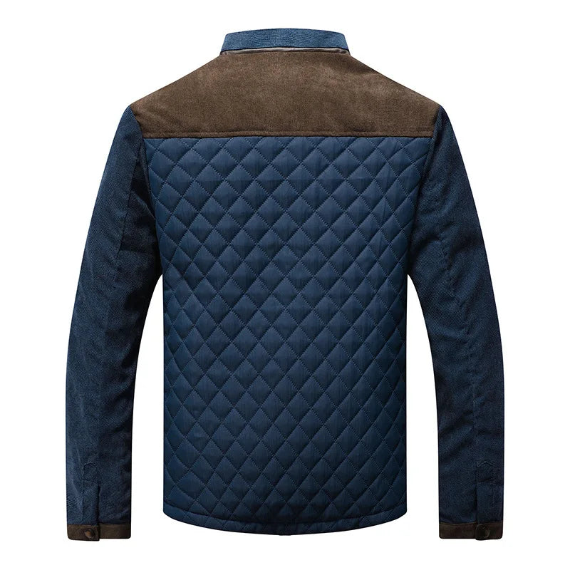 Mesh Pressed Cotton Jacket Men's Baseball jackets stand
