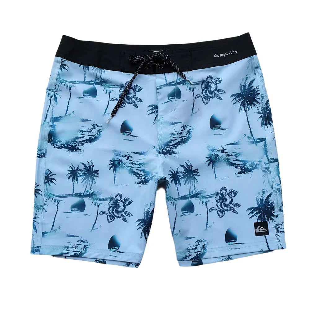 2024 Summer Men's Shorts Fashion Printed Swimming Surf