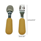 Baby Gadgets Tableware Set Children Utensil Stainless Steel