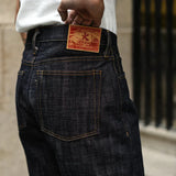 Saucezhan EX315XX-BO-Fire Jeans for Men Furinkazan Selvedge Jeans