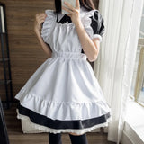 Gothic Lolita Anime Maid Cosplay Costumes Women Plus