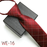 New Suit Business Zipper Tie for Man 48*7cm