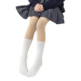 35-42cm Kids Girls Splicing Stockings Winter Warm High