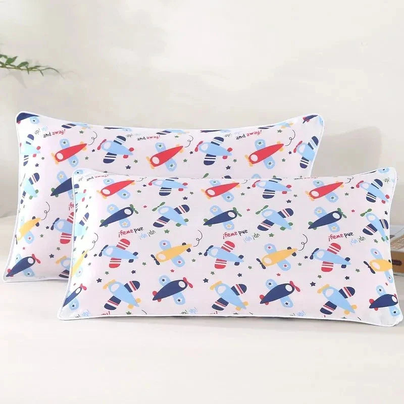 Rectangle Children's Pillow Cover Cartoon Pure Cotton Pillow