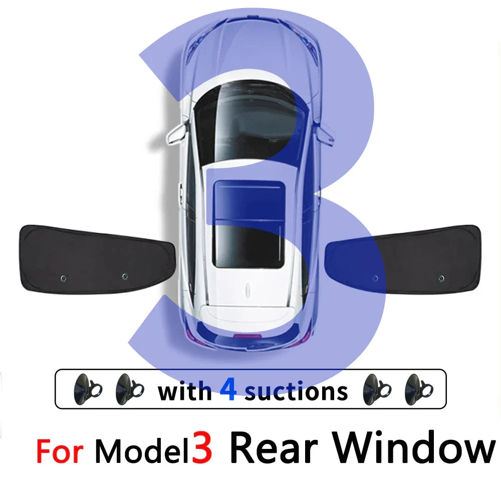 Car Side Window Sunshade Front Rear Windshield Privacy