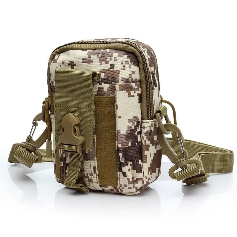 Camouflage Belt Zipper Waist Pack Men's Casual Bag