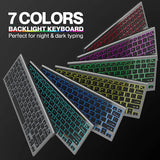 Mofi Wireless Backlit Keyboard and Mouse Combo Bluetooth