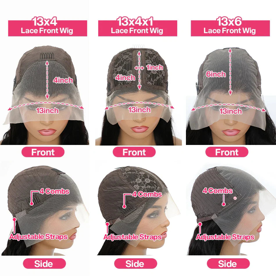 Ying Hair Dark Burgundy 13x4 Lace Front Wig