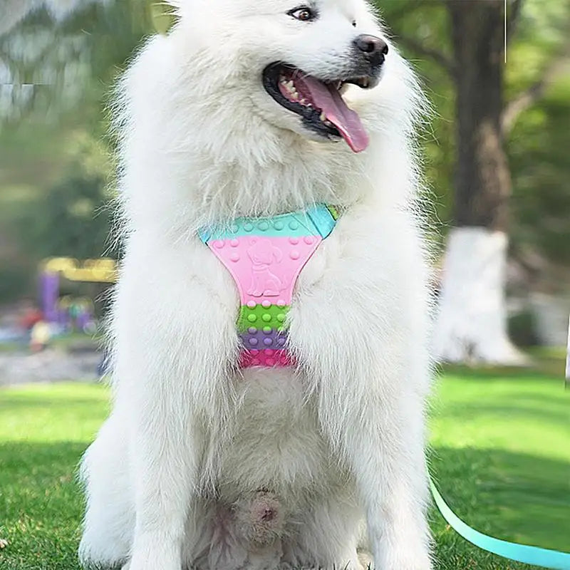 Dog Vest Harness Pug Outdoor Walking Leash Harness