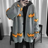 Man Clothes Long Graphic Knitted Sweaters for Men