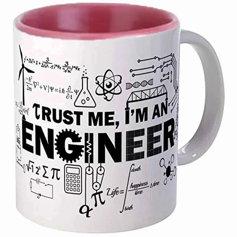 Engineer Cups Mechanic Coffee Mugs Scientific Technical Office