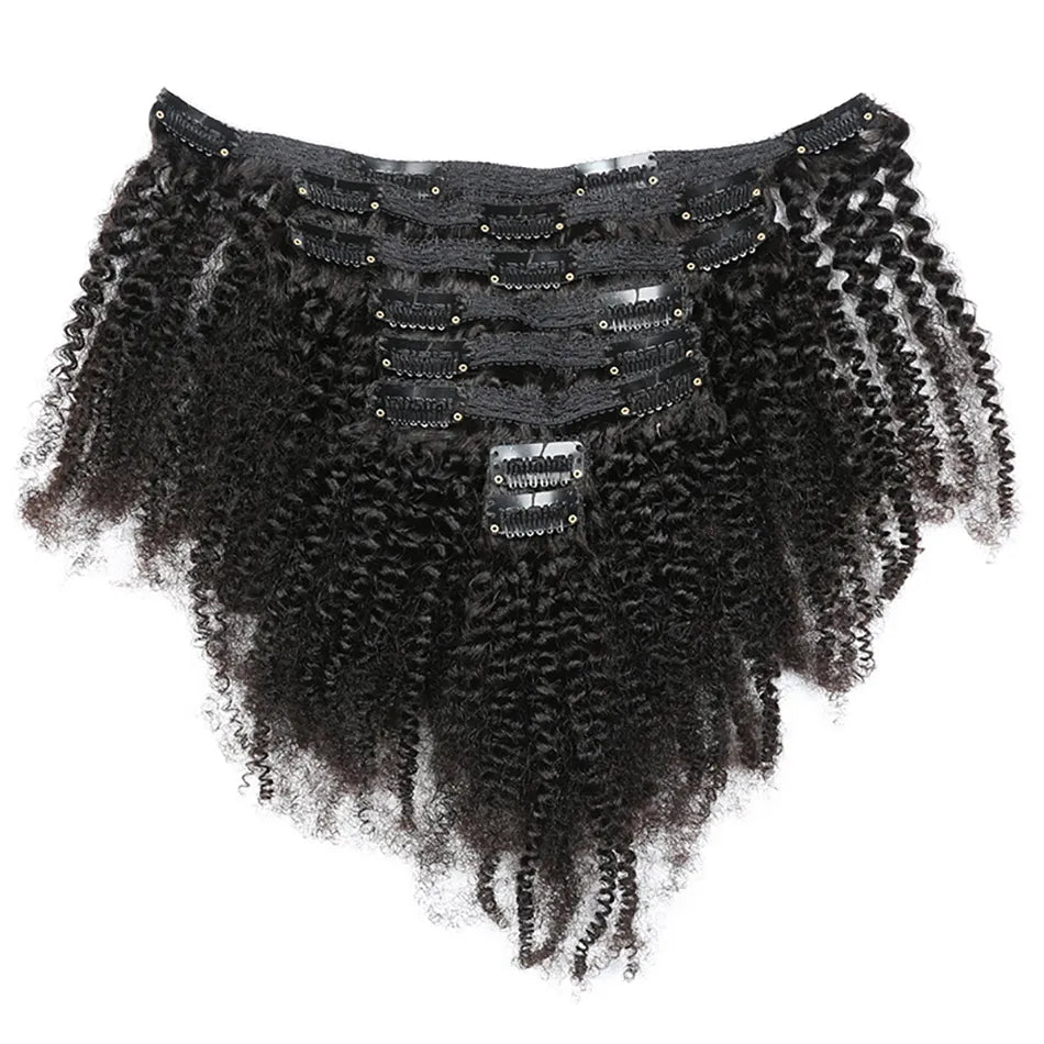 Maxine 4A 4B Hair Kinky Curly Clip In