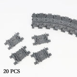 City Train Track Building Block Set 100PCS Soft