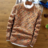Men's Clothing Pullovers Round Collar Crewneck No Hoodie