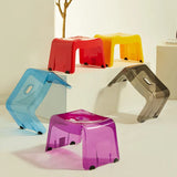 Household Living Room Tea Table Transparent Low Stool