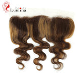 Highlight Body Wave Frontal Honey Blonde Ombre 13x4