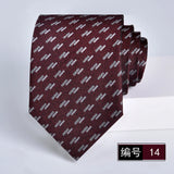ties for men 2024 Luxury Wine Red Groom